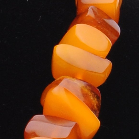 Genuine polished Baltic Amber Necklace - Vintage main image 0